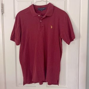 U.S. Polo Assn. Men’s Burgundy Polo